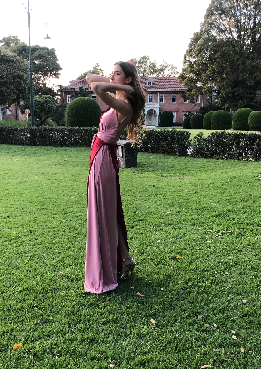 Double Long Dress Hermes111