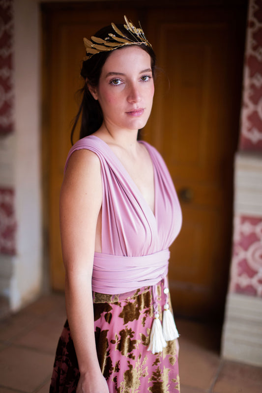 Royal Fringed Poncho