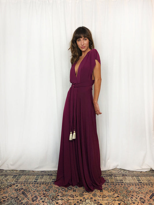 Infinity Dress Aubergine 40