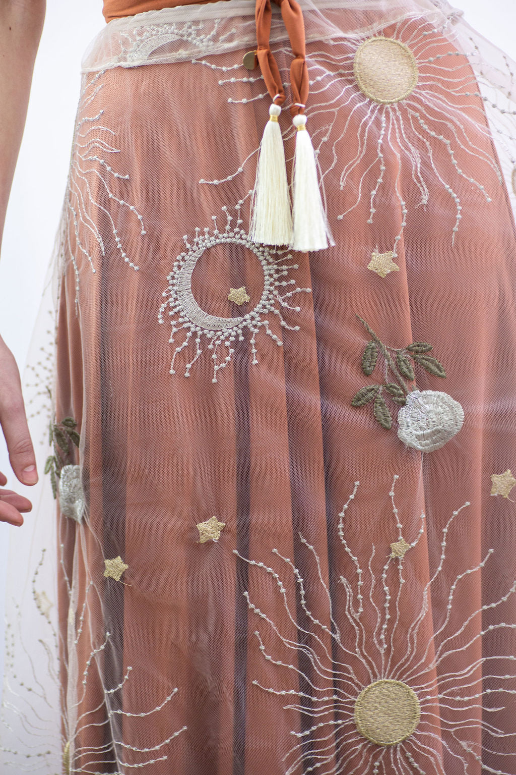 Royal Fringed Poncho