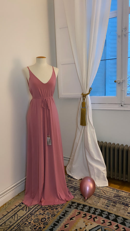 Pom Pom Dress Old Pink Venezia 1689 Special