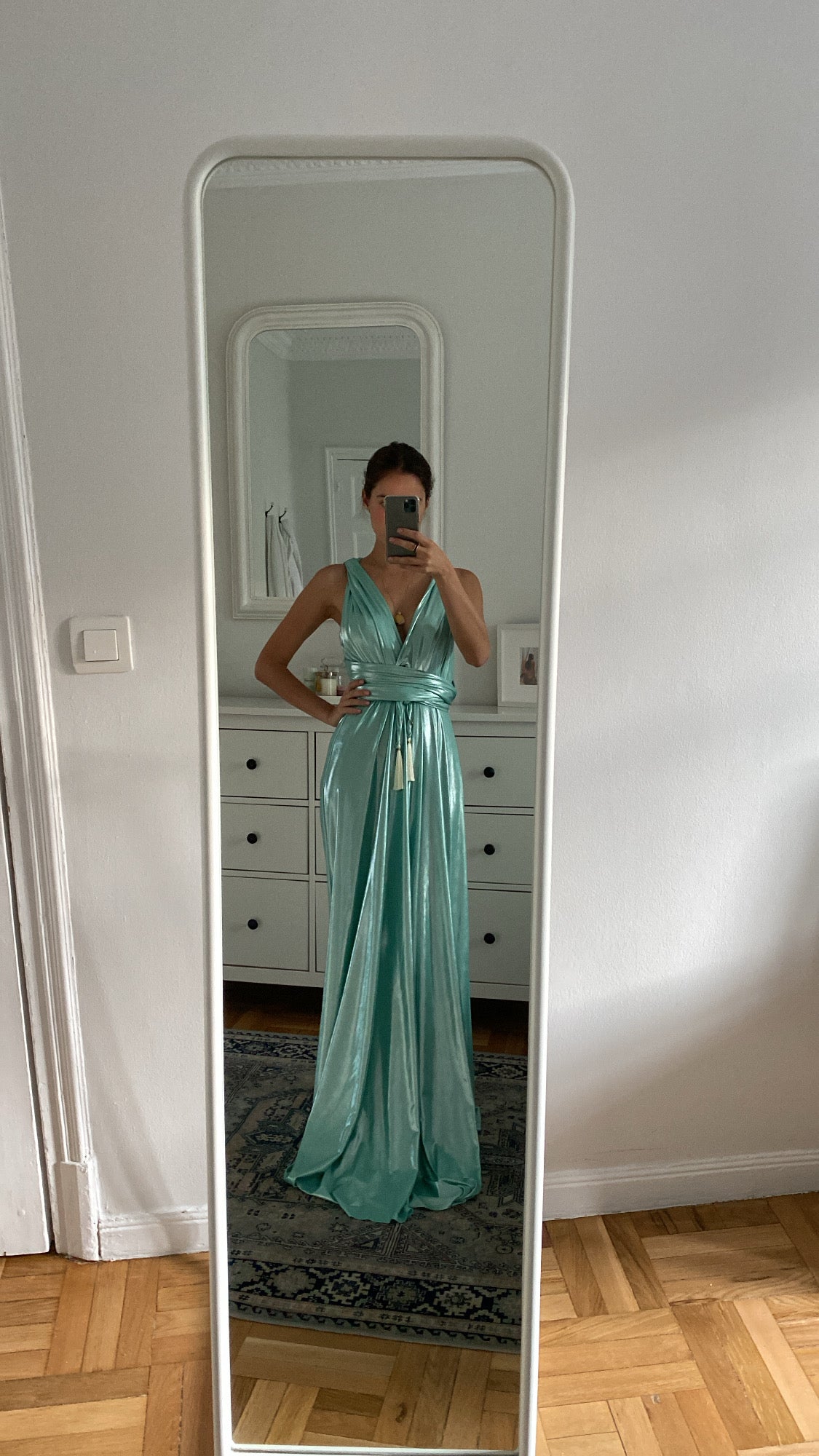 Mint Glitter Infinity Dress 1258 Special