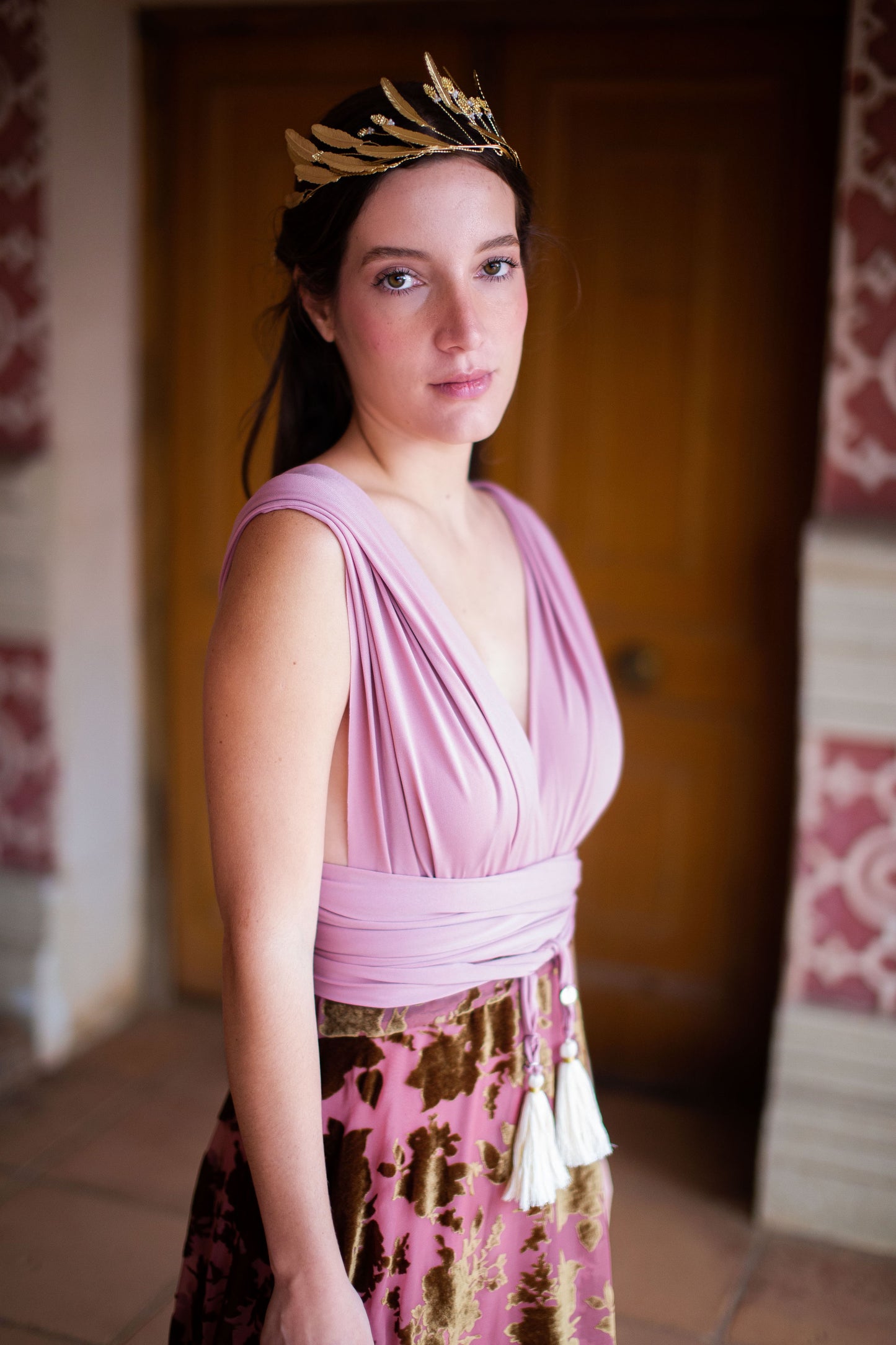 Royal Fringed Poncho