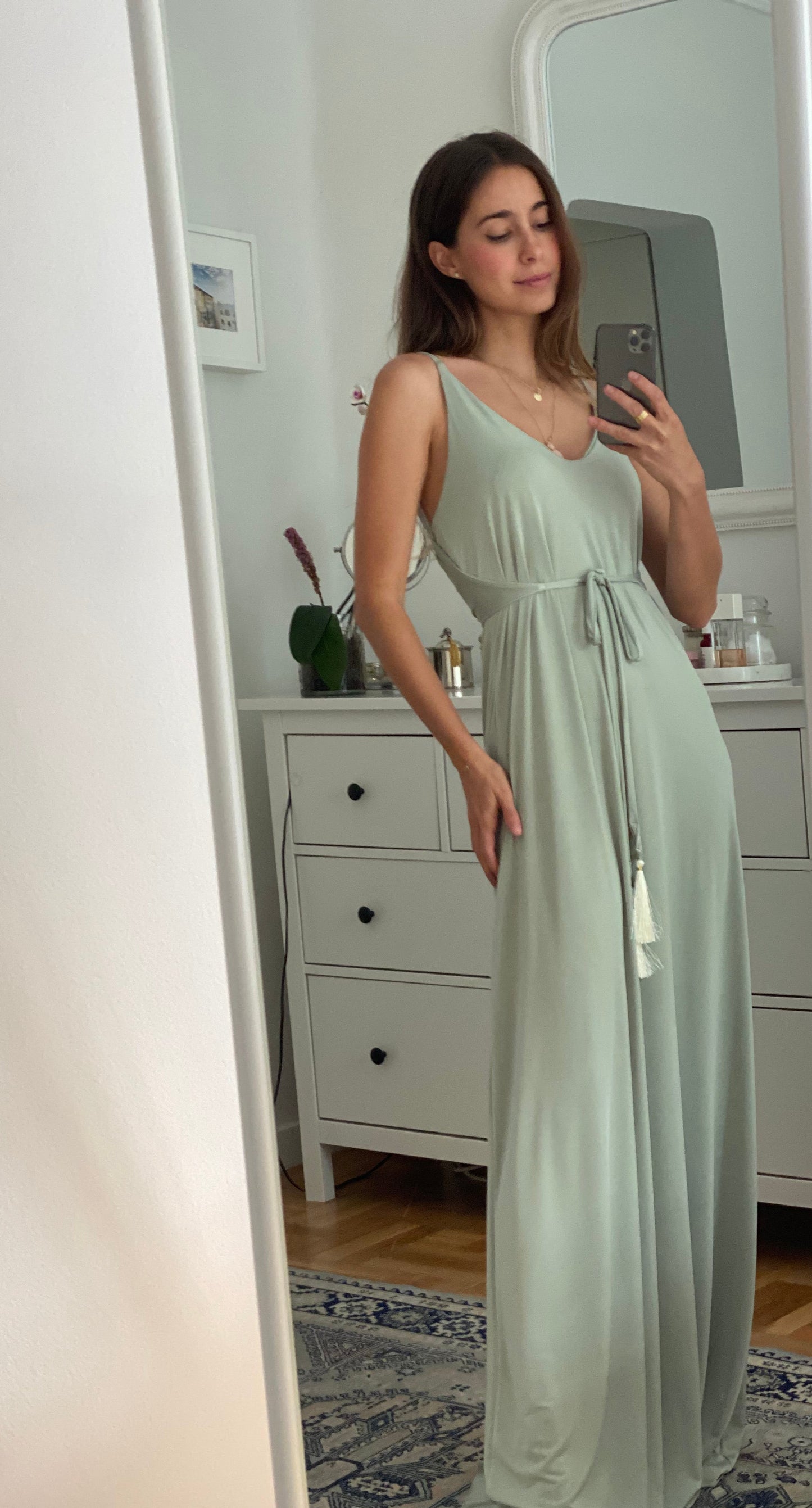 Green Pom Pom Dress Venezia 1191 Special