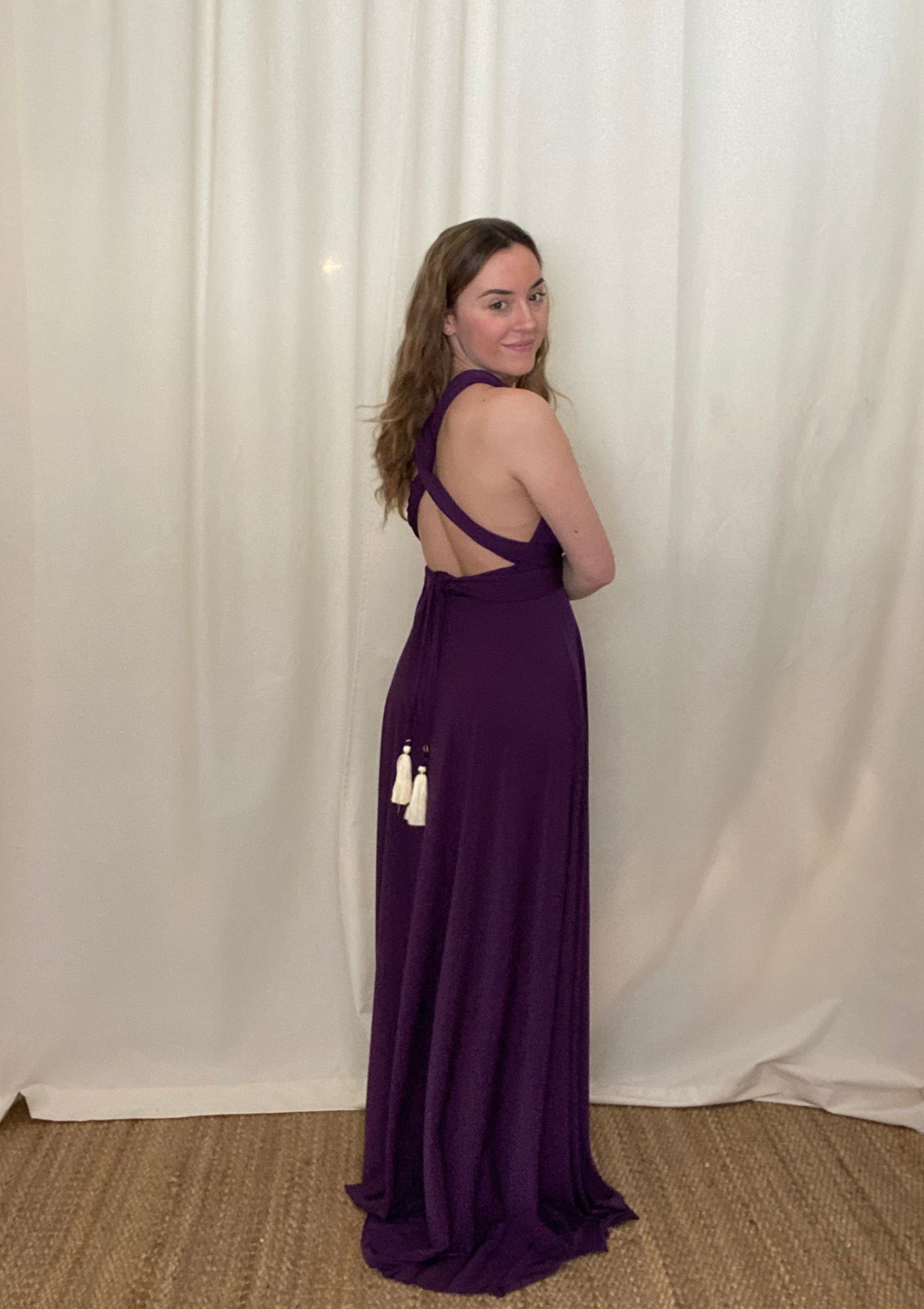 70's Purple Infinity Dress