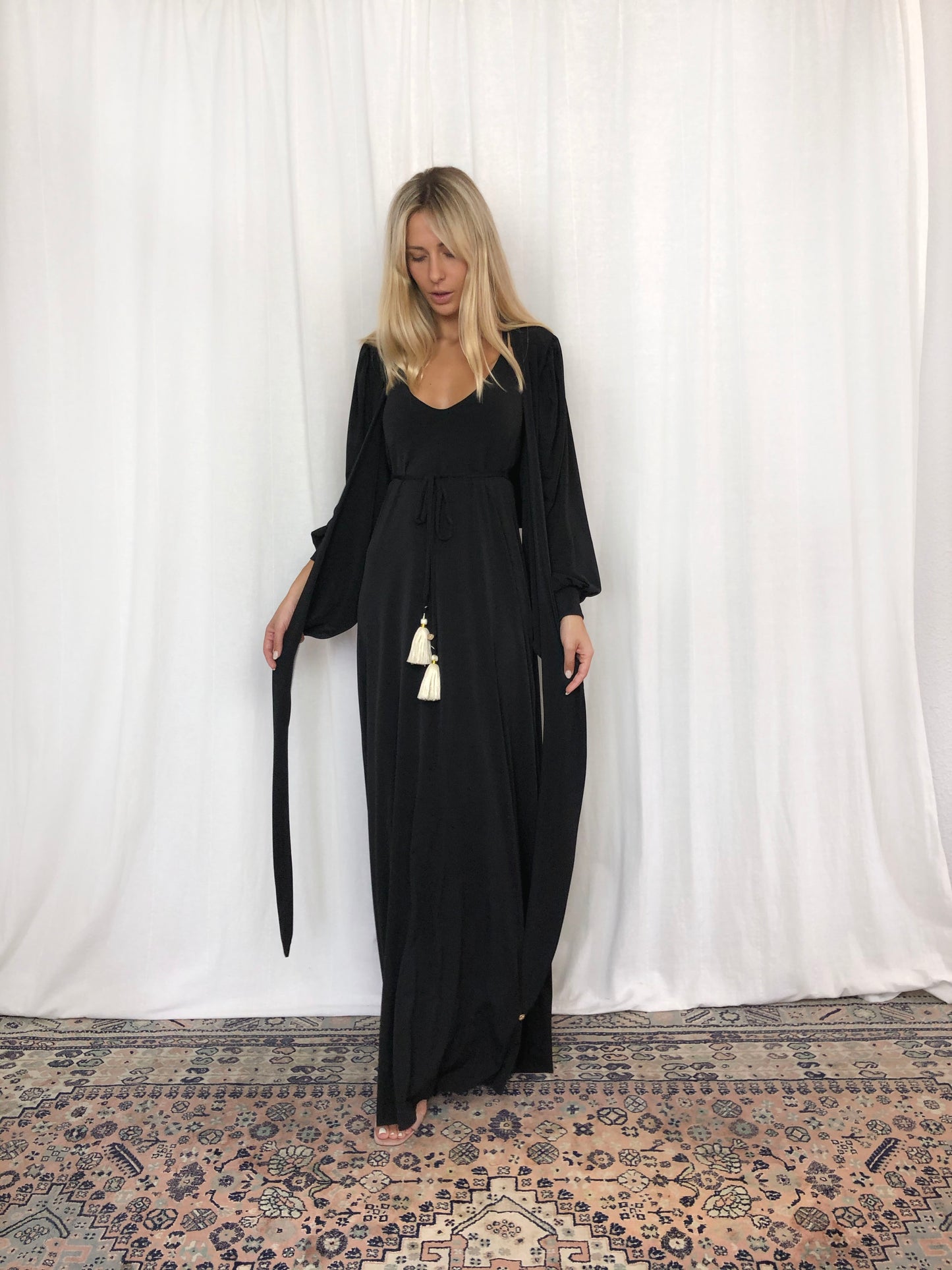 Wrap Long Sleeve Black