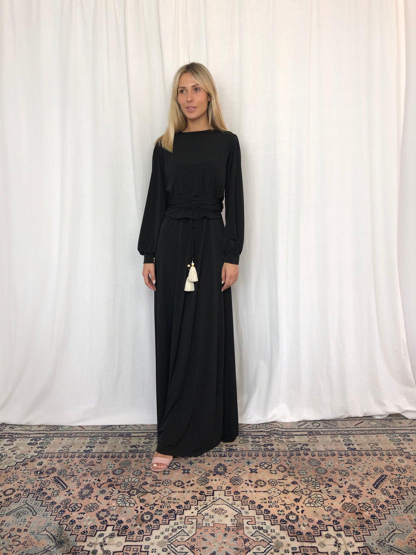 Wrap Long Sleeve Black