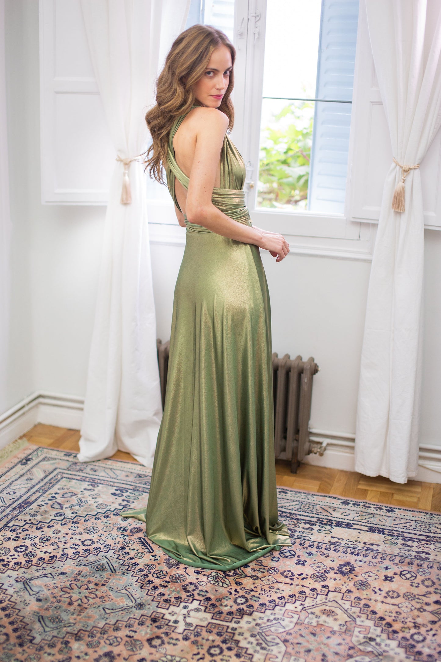 Infinite Green Glitter Dress 1982 Special