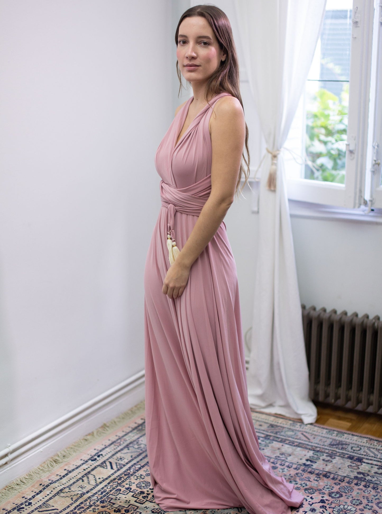 Dark Pink 83 Infinity Dress