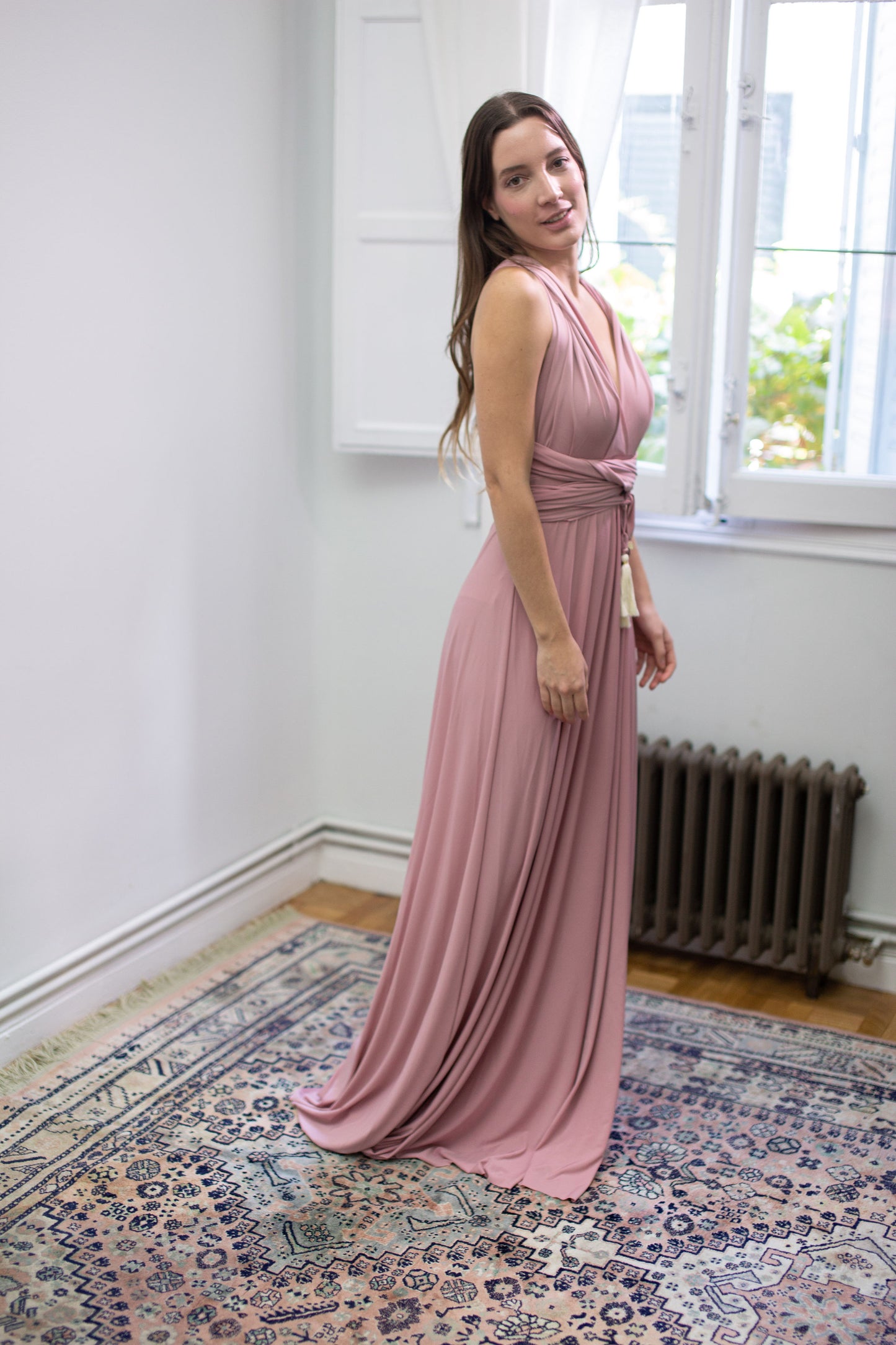 Dark Pink 83 Infinity Dress